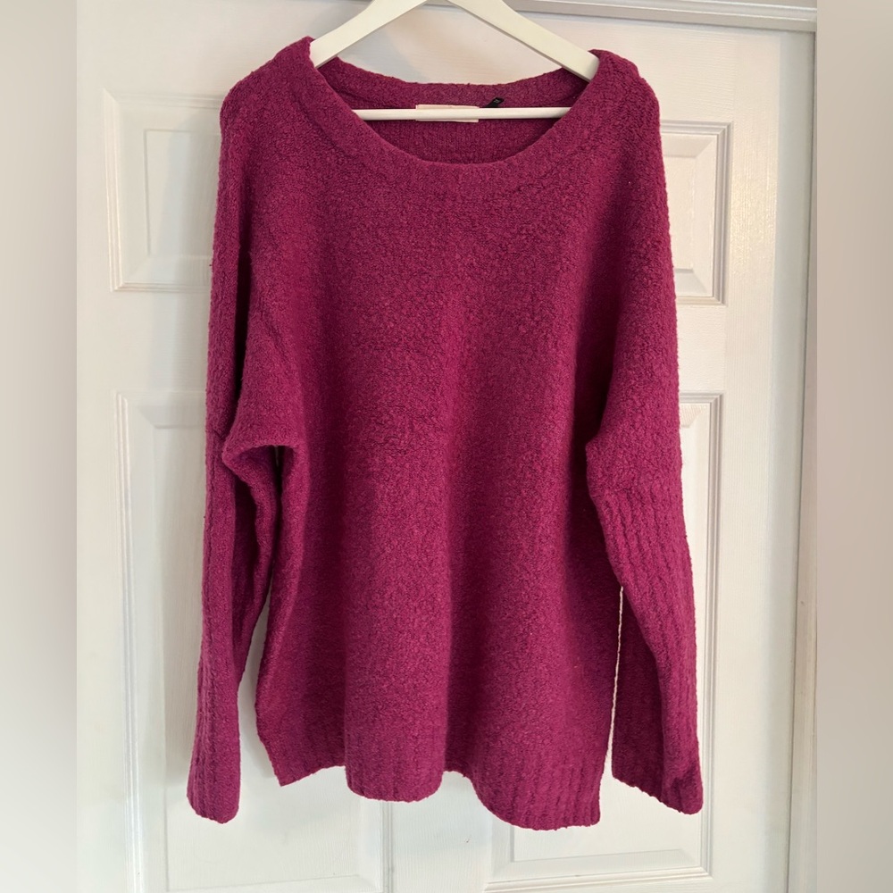Anthropologie Sleeping On Snow Merino Wool Blend Sweater XL